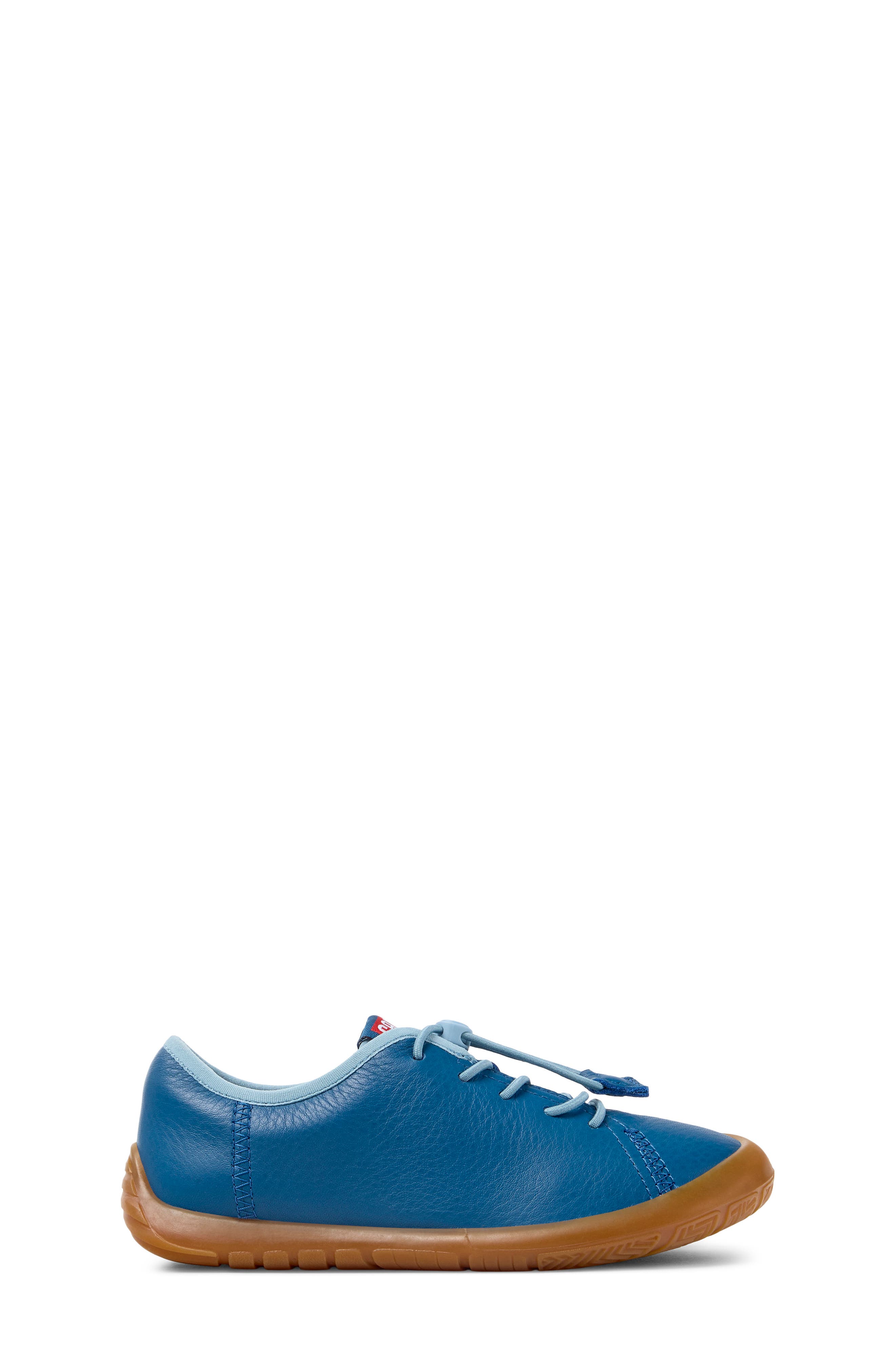 Kids' Peu Path Leather Sneaker, Alternate, color, NAVY