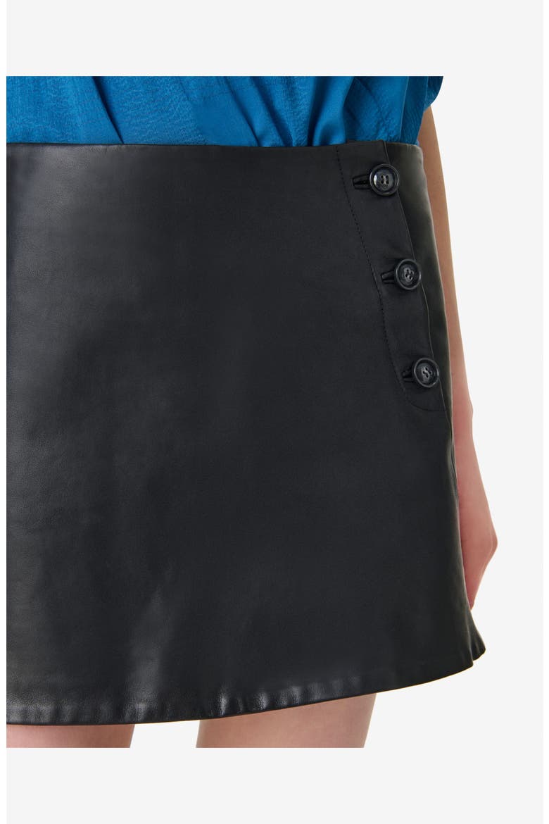 The Rebelle Mini Skirt, Alternate, color, Black