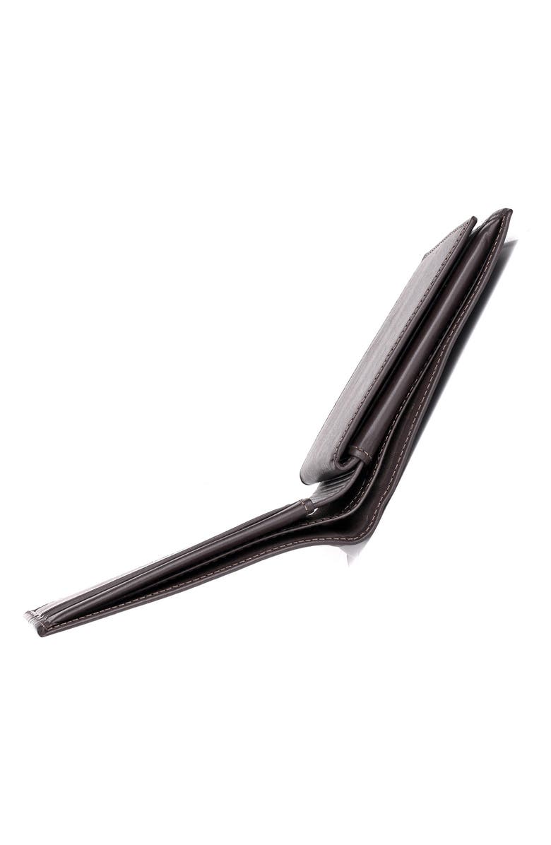 BUXTON Dopp RFID Convertible Thinfold Wallet, Alternate, color, Brown