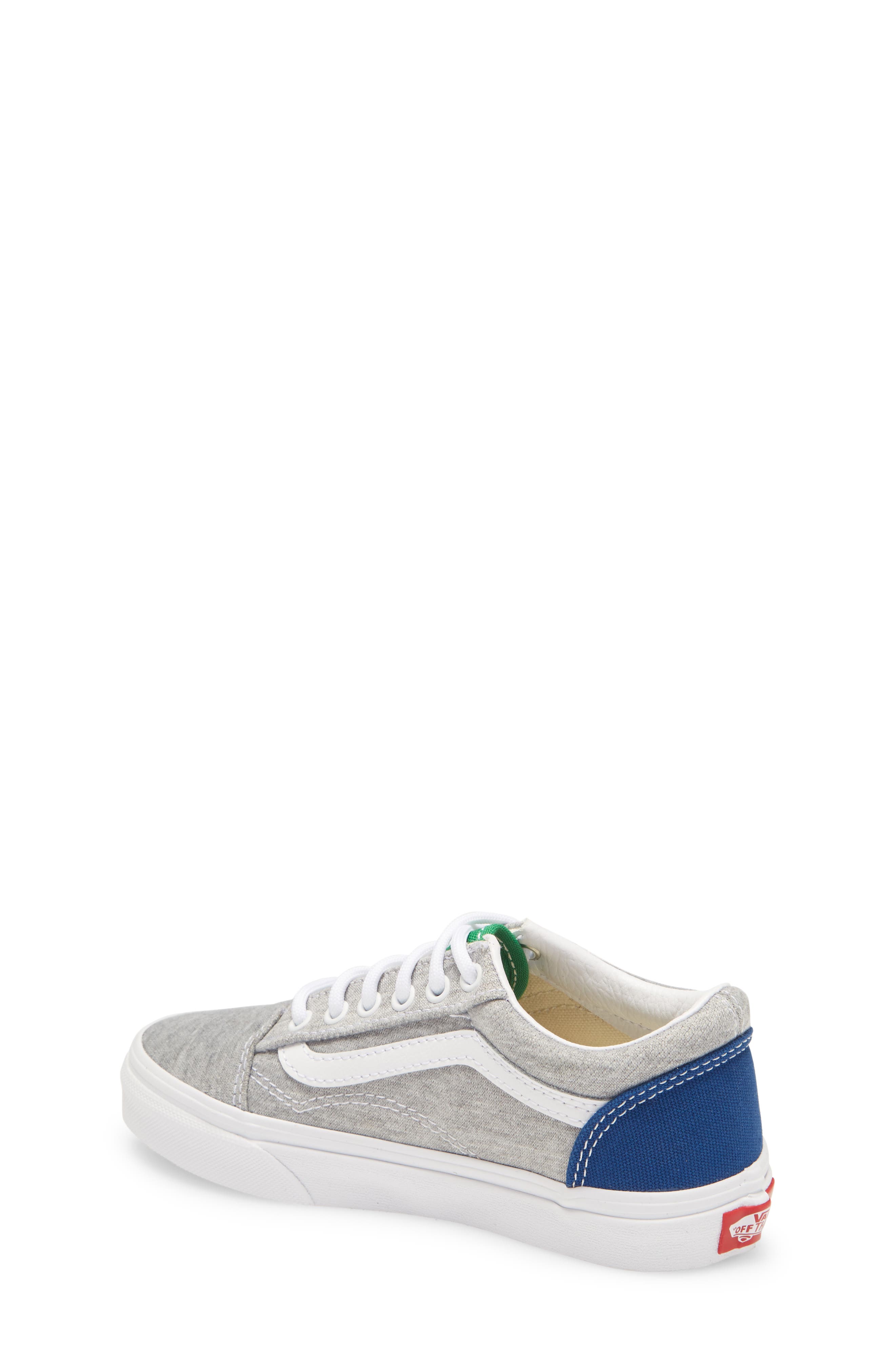 Old Skool Sneaker, Alternate, color, GREY/ TRUE WHITE