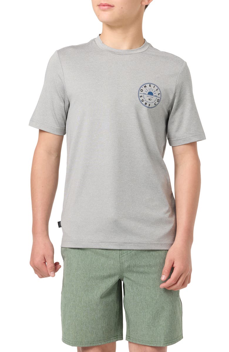 O'Neill Kids' TRVLR UPF Beams Performance T-Shirt, Main, color, 