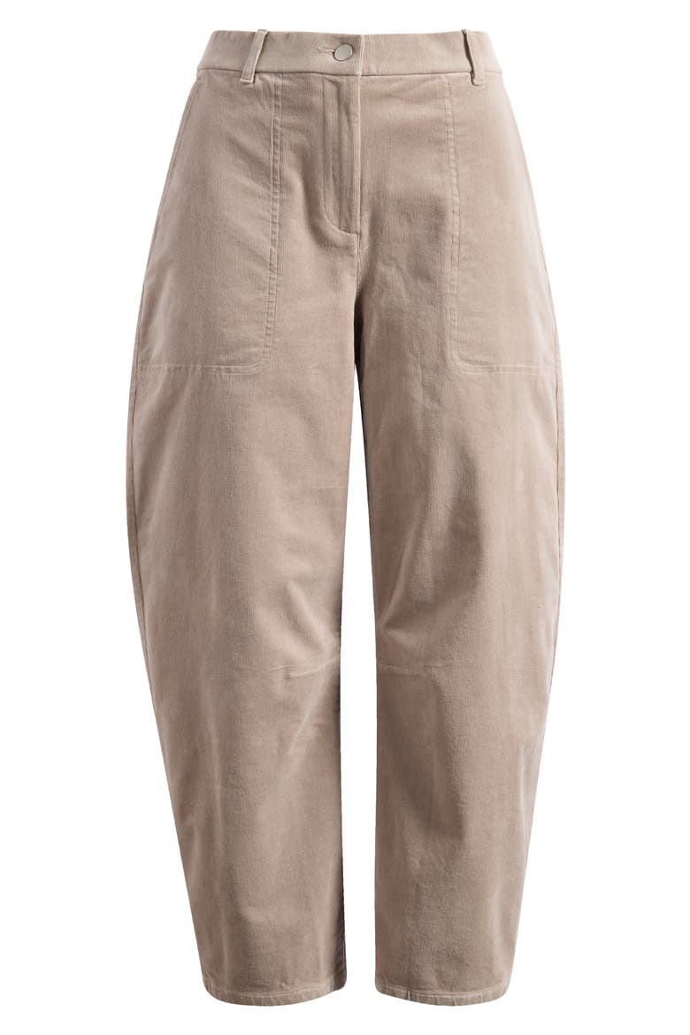 Arch Stretch Cotton Corduroy Ankle Pants, Alternate, color, TWINE
