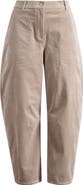 Eileen Fisher Arch Stretch Cotton Corduroy Ankle Pants