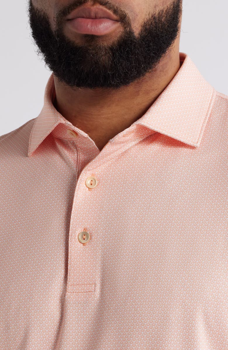 Peter Millar Santos Geo Performance Jersey Polo, Alternate, color,