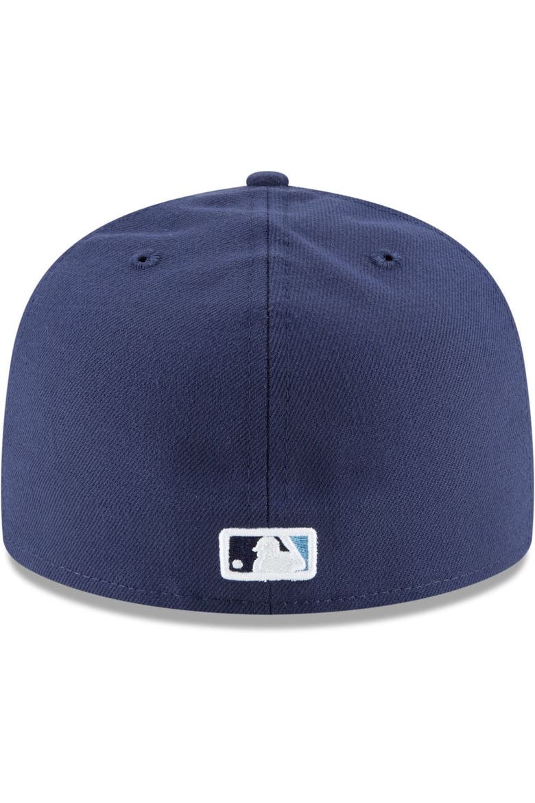 Men's New Era Navy Tampa Bay Rays Alternate Authentic Collection On-Field 59FIFTY Fitted Hat, Alternate, color, NAVY