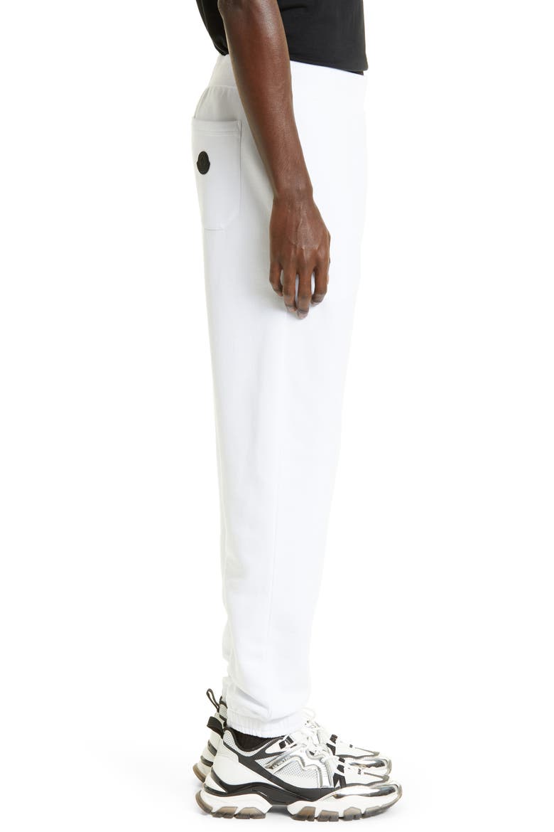 Men's Embroidered Strike Out Cotton Sweatpants, Alternate, color, WHITE