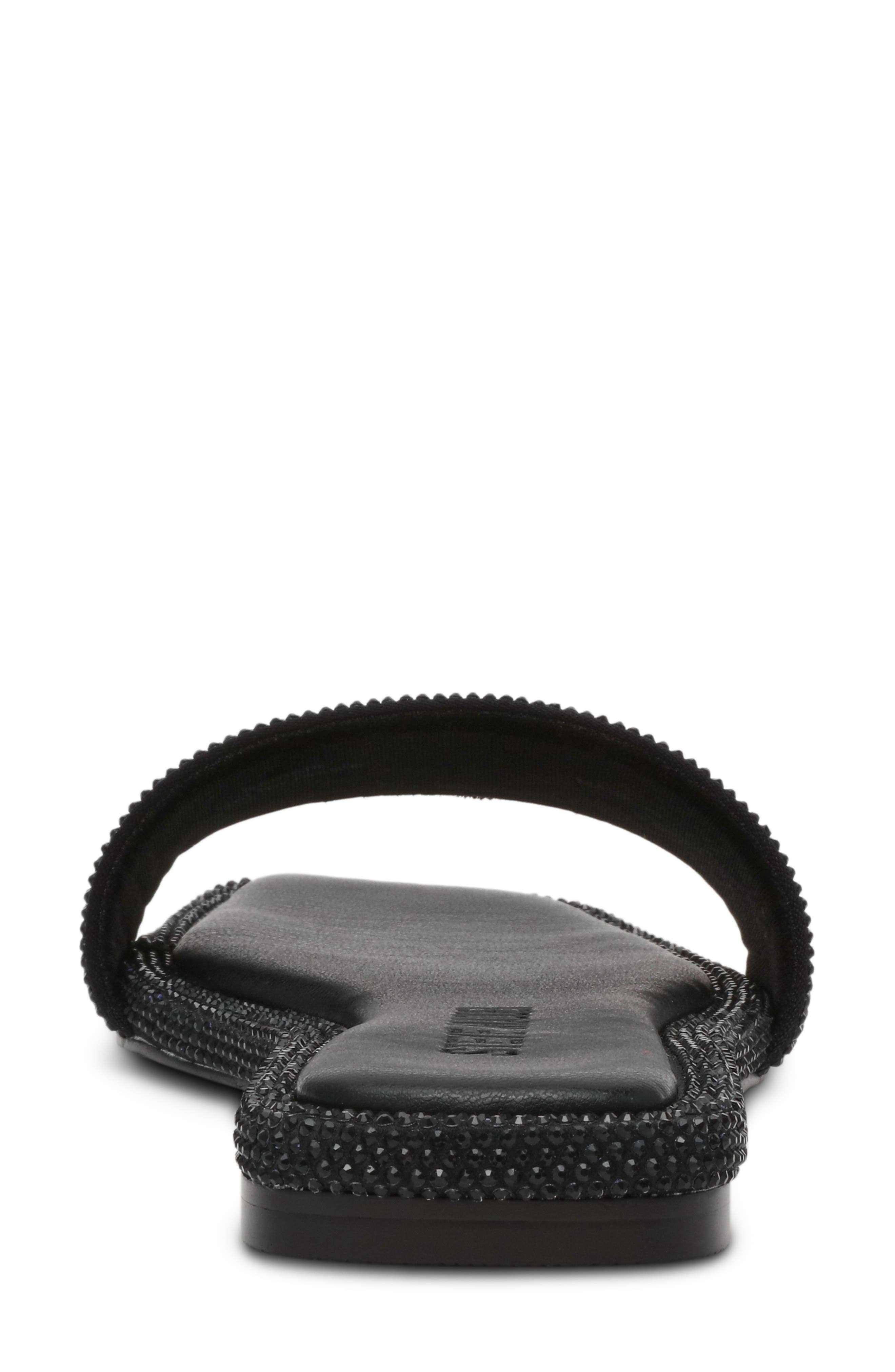 Steve Madden Lumina Slide Sandal, Alternate, color, Black