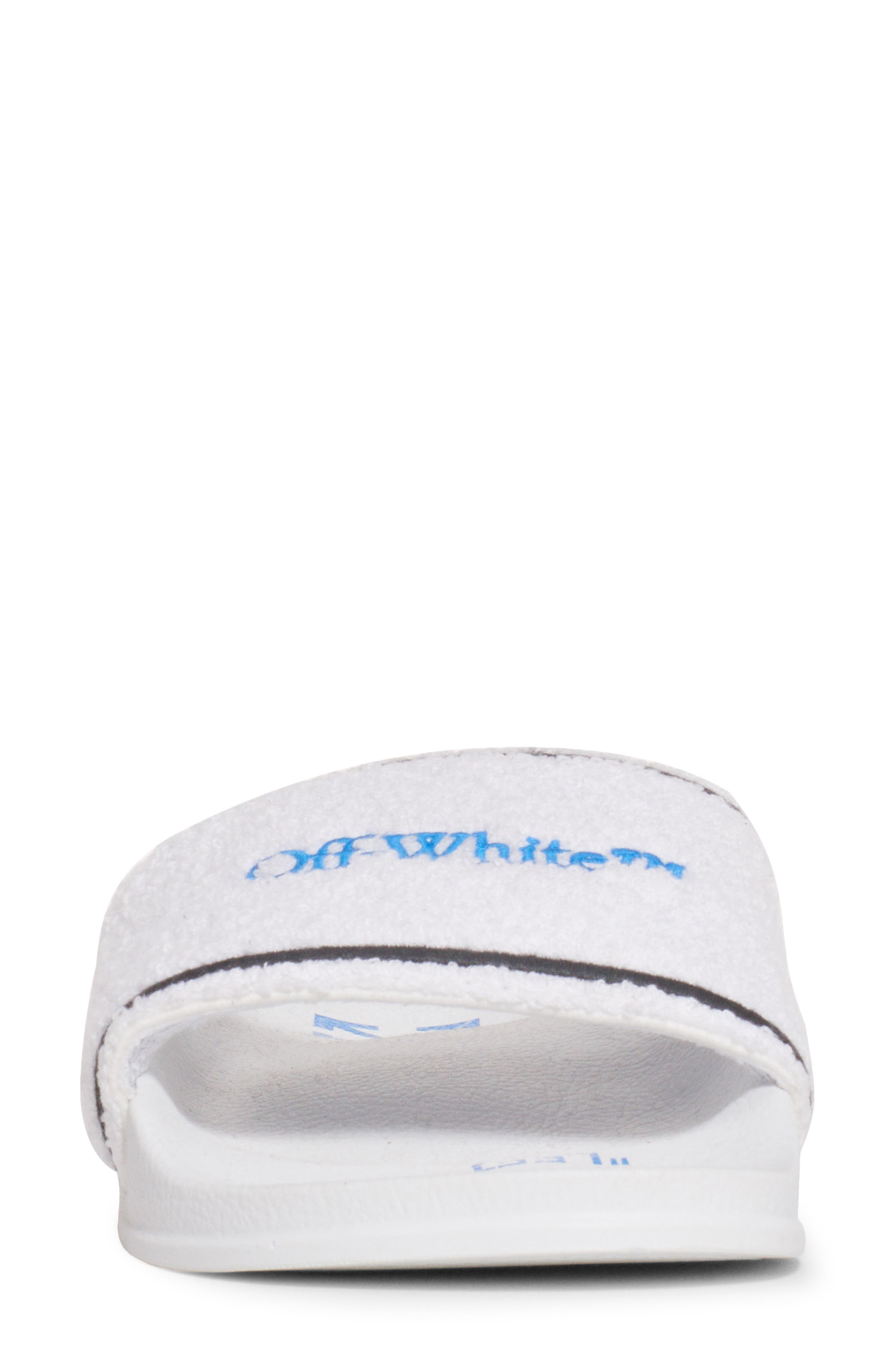 Off-White Terry Slide Sandal, Alternate, color, 