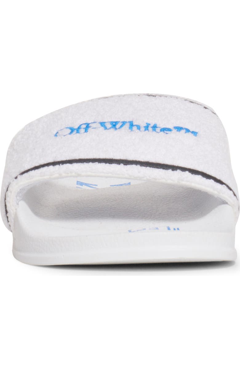 Off-White Terry Slide Sandal, Alternate, color,