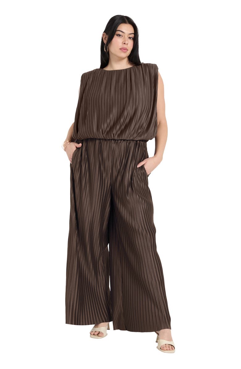 June + Vie Plisse Dolman-Sleeve Cropped Top, Main, color, Potting Soil