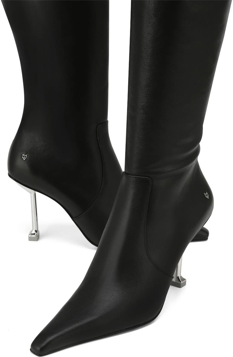Naked Wolfe Venture Pointed Toe Knee High Boot, Alternate, color,