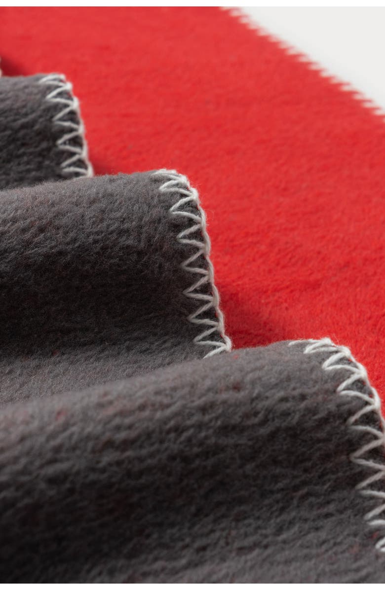 Brooks Brothers Double Faced Blanket, Alternate, color, Red