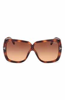 TOM FORD 61mm Geometric Sunglasses