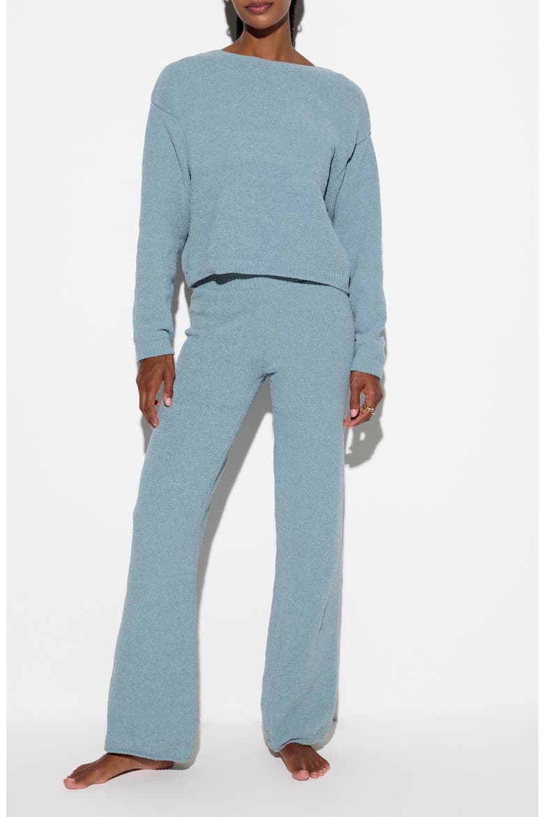 Allegra Chenille Pants, Alternate, color, OCEAN FOG