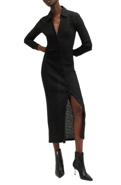 Connie Long Sleeve Midi Dress