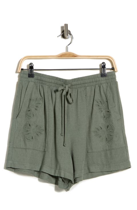 Cayden Embroidered Shorts