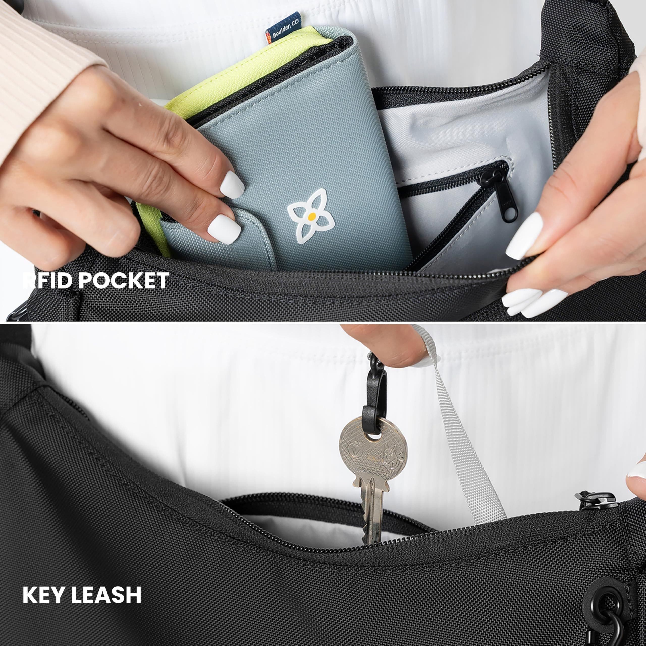 Sherpani Mina Medium Nylon Crescent Bag, Alternate, color, 