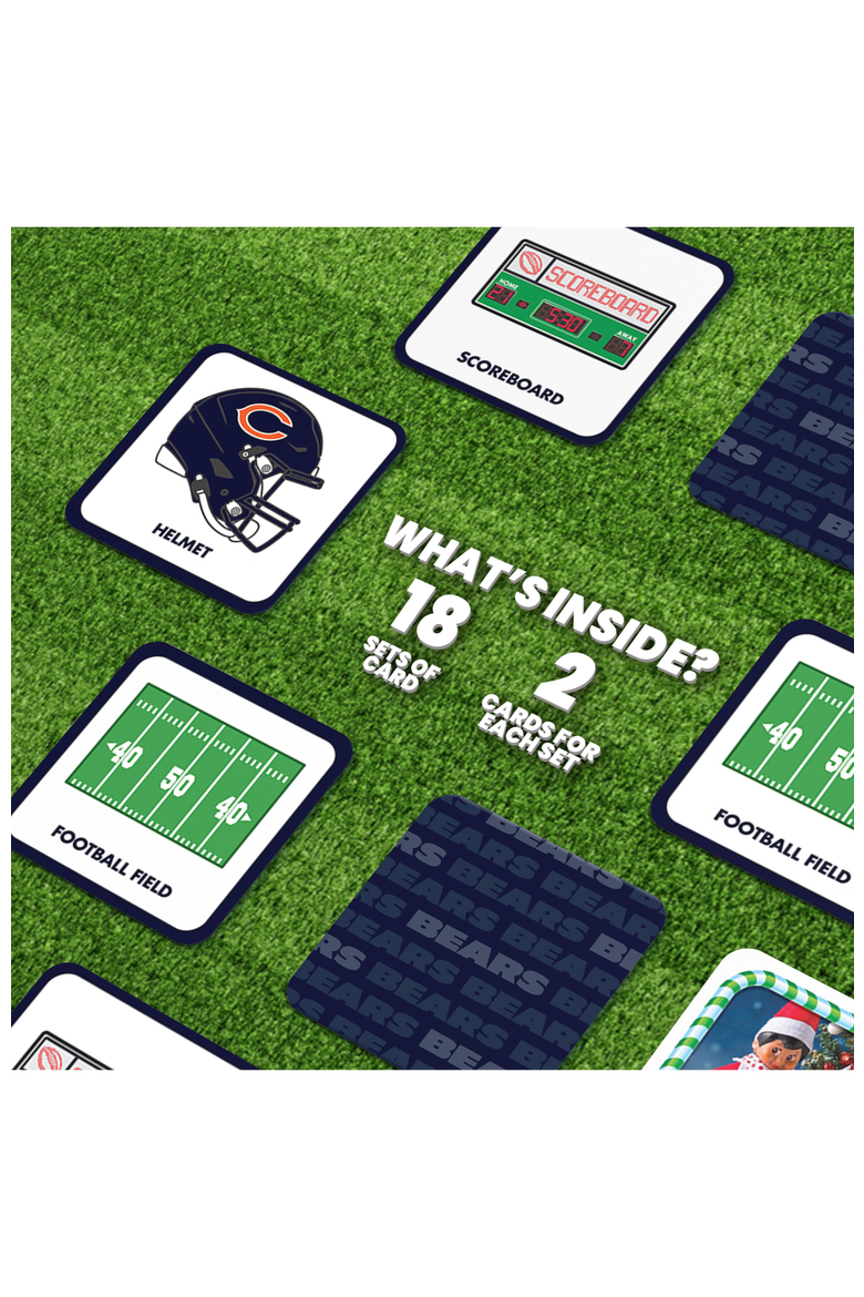 Chicago Bears Matching Game, Alternate, color, Multicolor