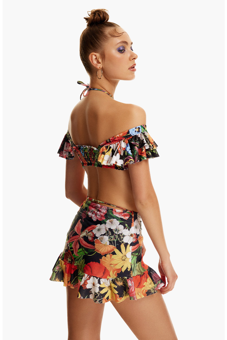 Reverie Skirt, Alternate, color, Printed Black