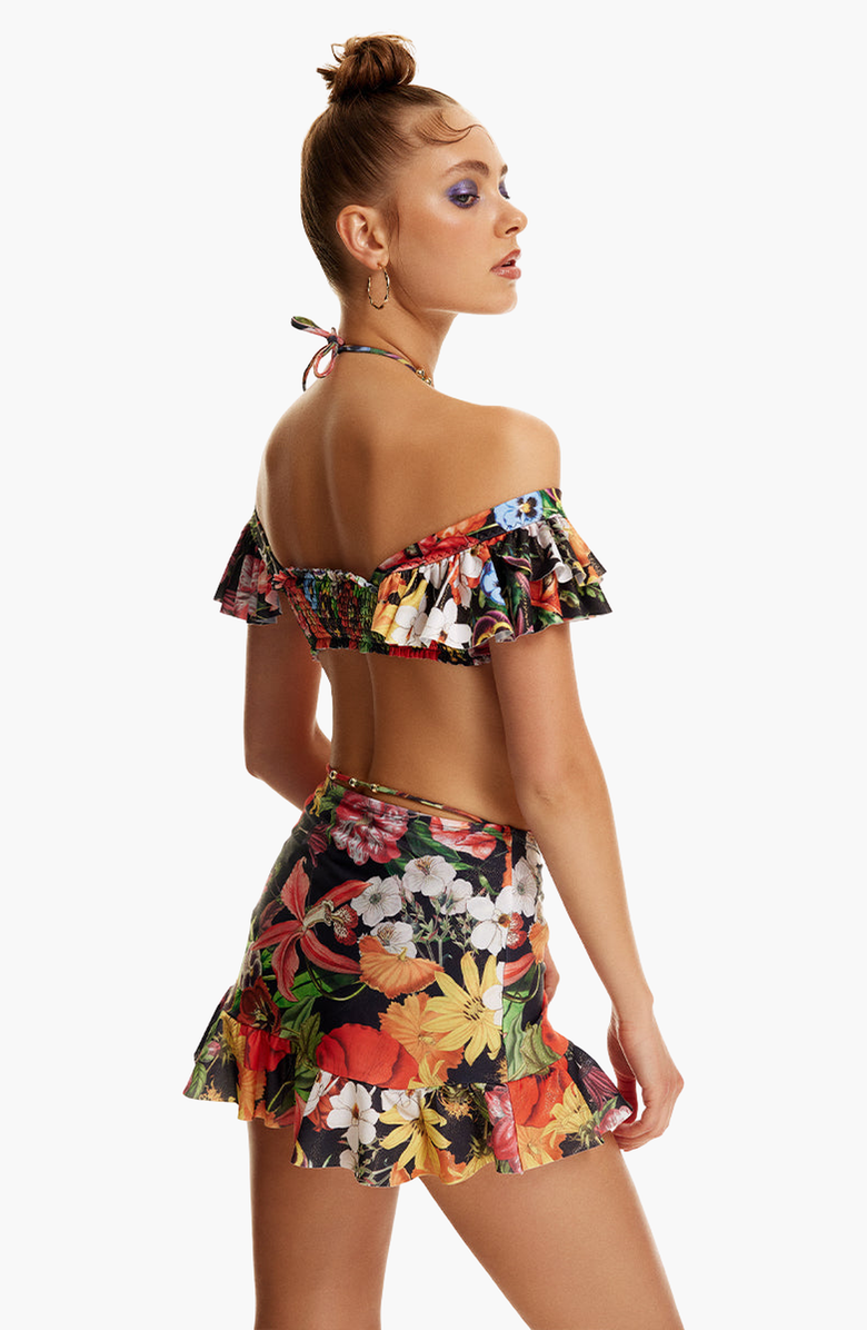 Luna B Reverie Skirt, Alternate, color, Printed Black