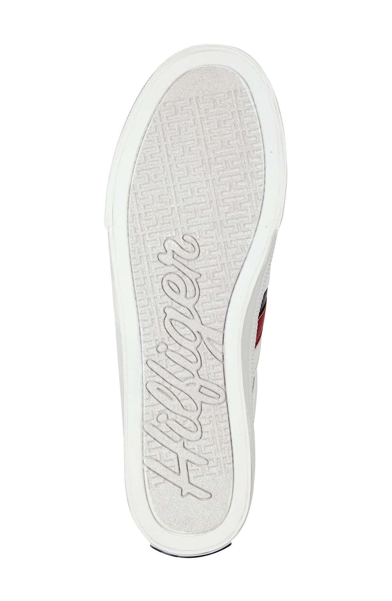 Tommy Hilfiger Low Top Sneaker, Alternate, color, White Multi Faux Leather