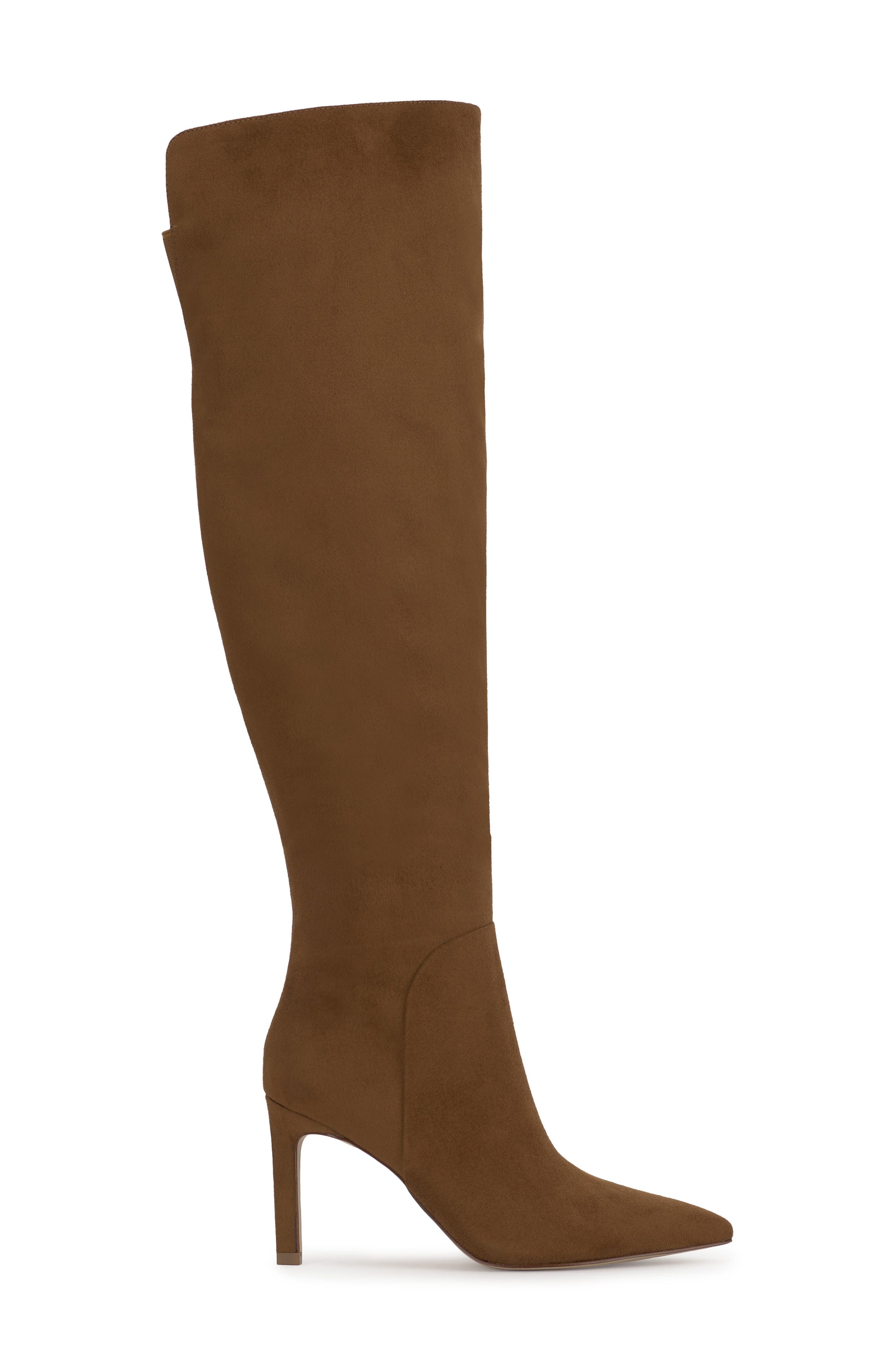 Jessica Simpson Earon Pointed Toe Over the Knee Boot, Alternate, color, Safari Brown