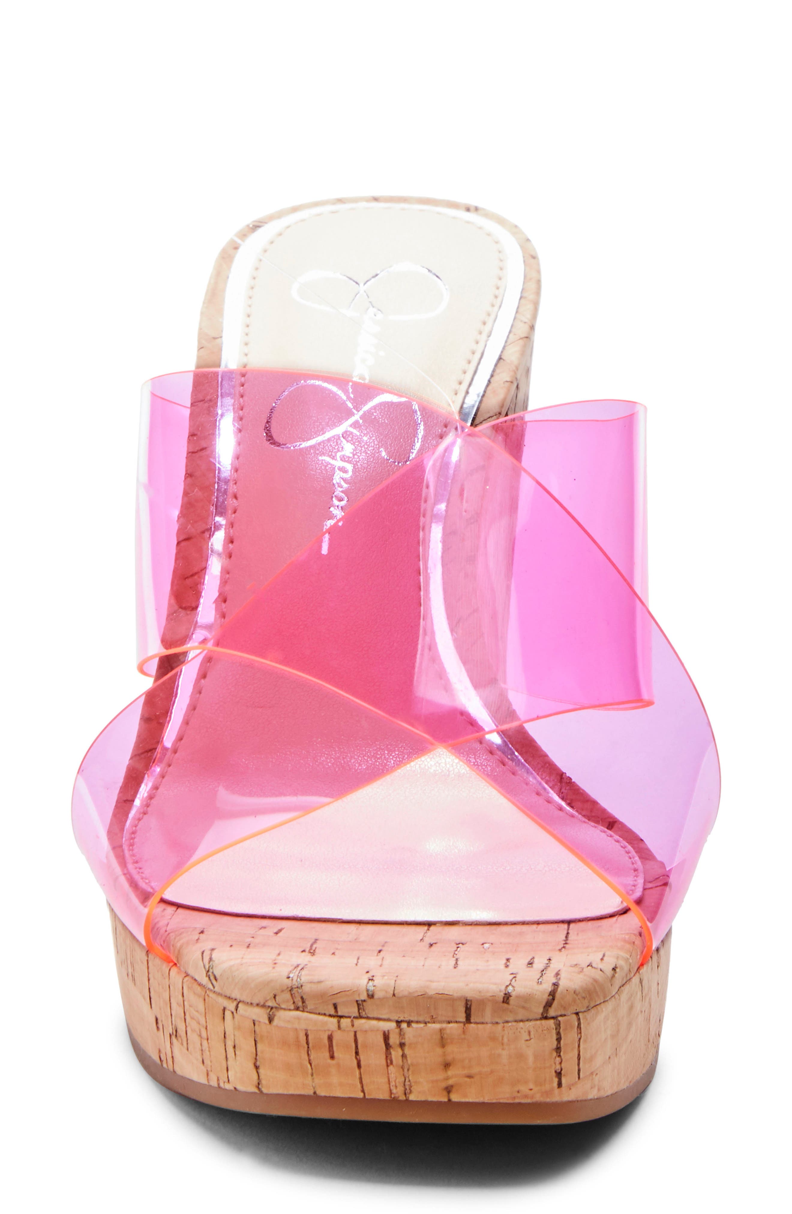 Seena Platform Wedge Sandal, Alternate, color, PINK