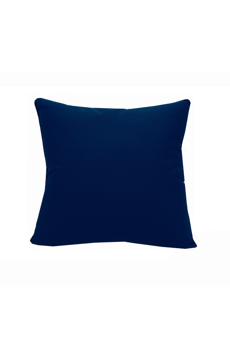 Clam Pattern Indoor/Outdoor Accent Throw Pillow, Alternate, color, Blue