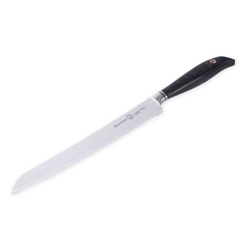 Messermeister Blacksmith Scalloped Slicing Knife 8.5 Inches In Black