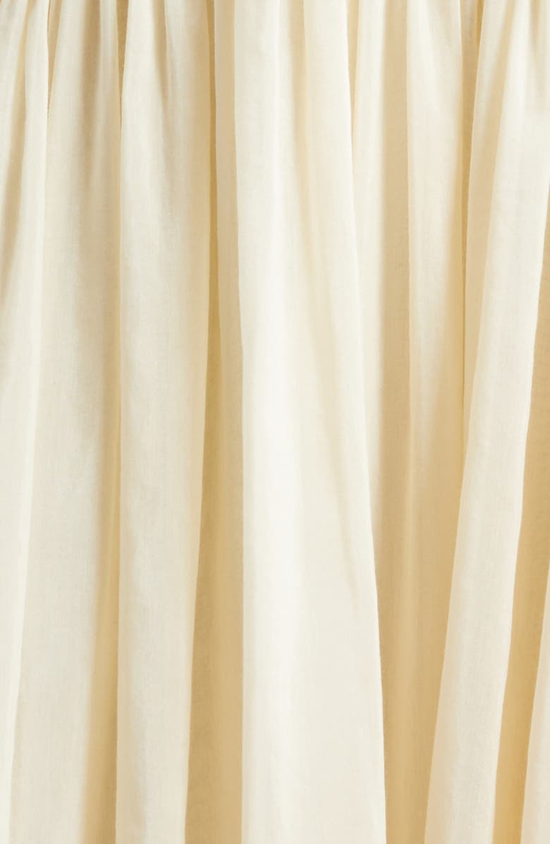 Cinq à Sept Rosalba High-Low Cotton & Silk Cocktail Dress, Alternate, color, Gardenia