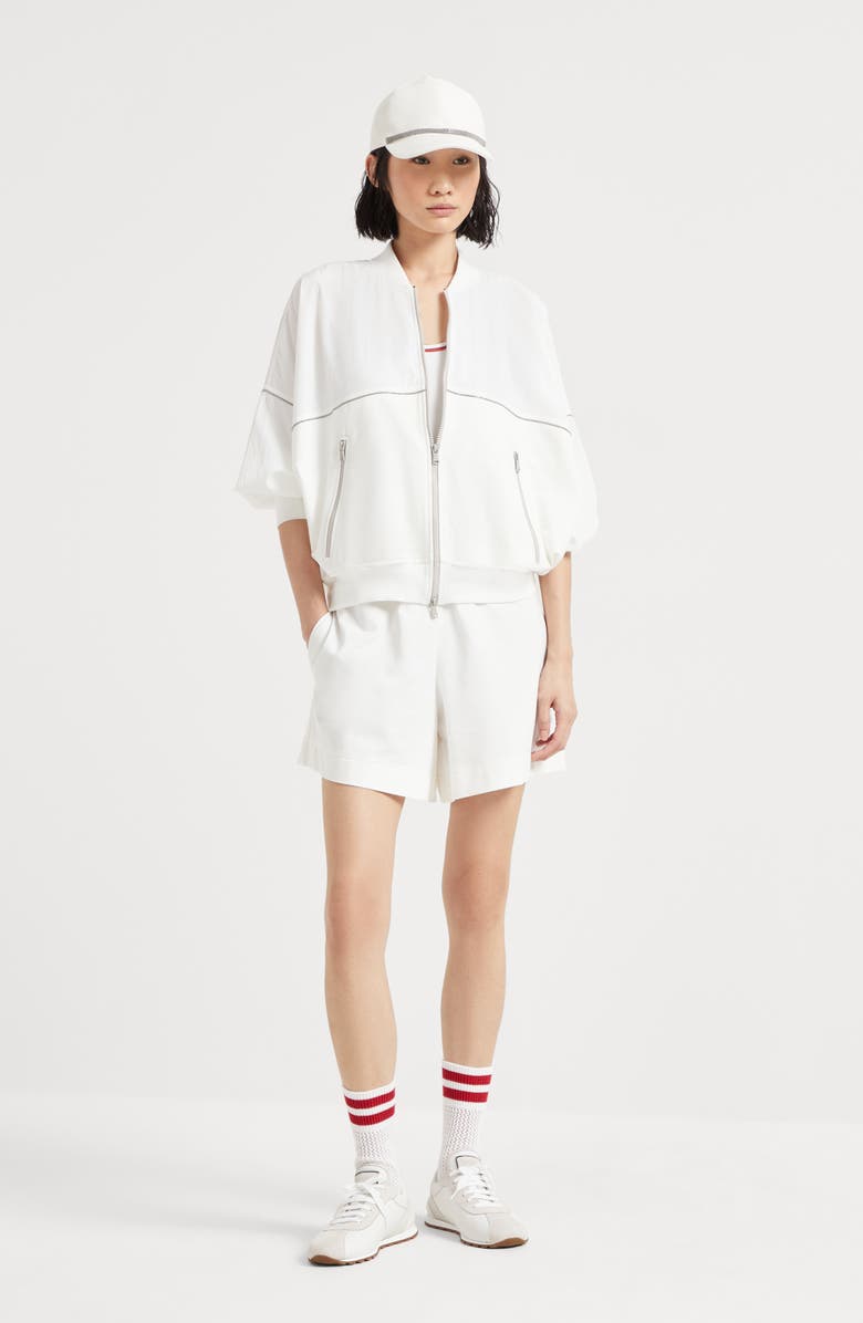 Brunello Cucinelli Paneled Track shorts, Alternate, color, 