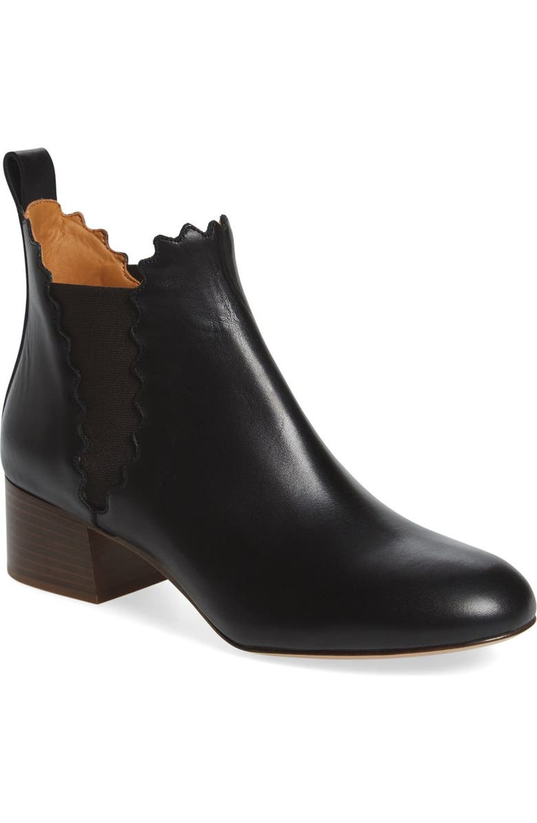 Chloé Scallop Chelsea Boot, Main, color,