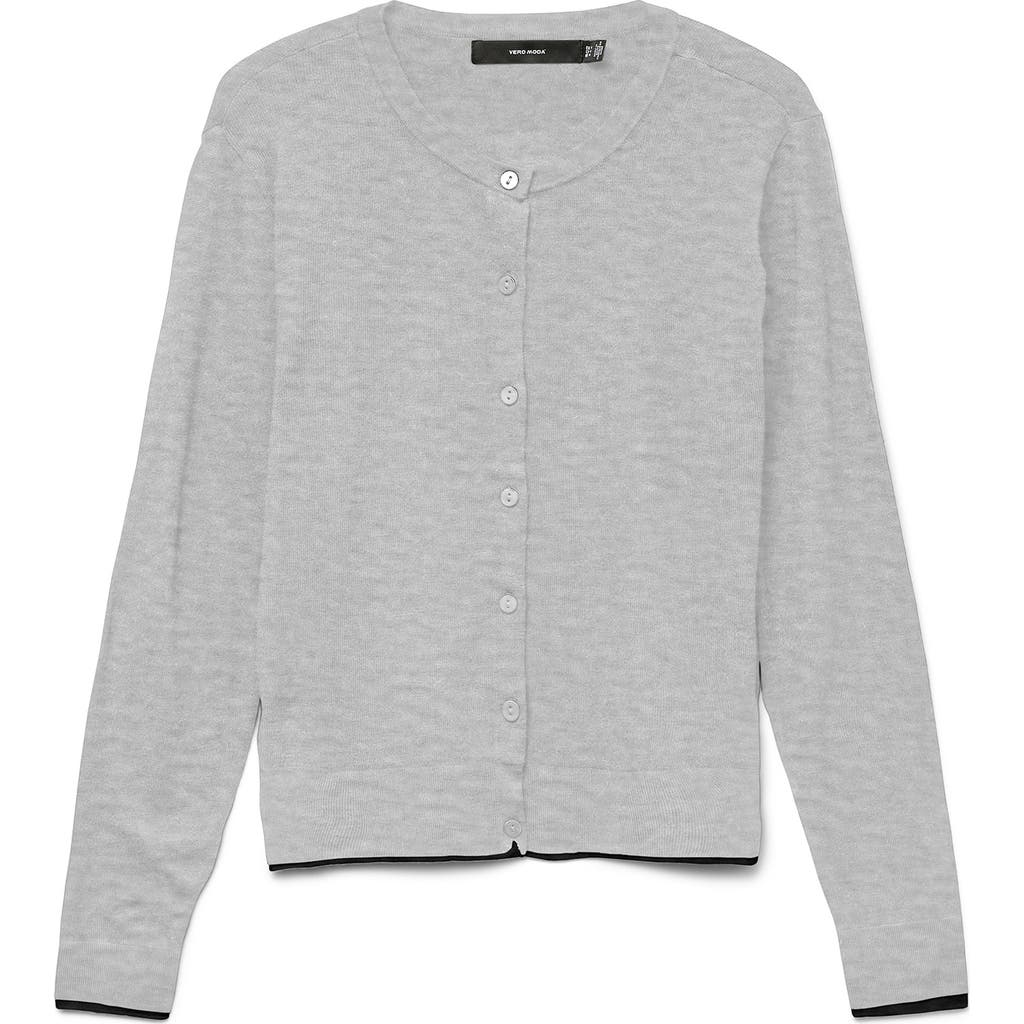 Vero Moda Breeze Cardigan In Gray