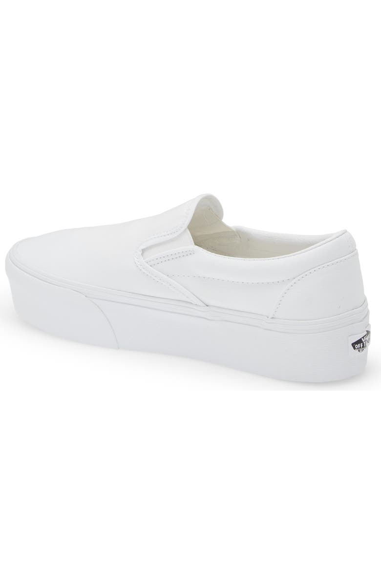 Vans Classic Slip-On Stackform Sneaker, Alternate, color,
