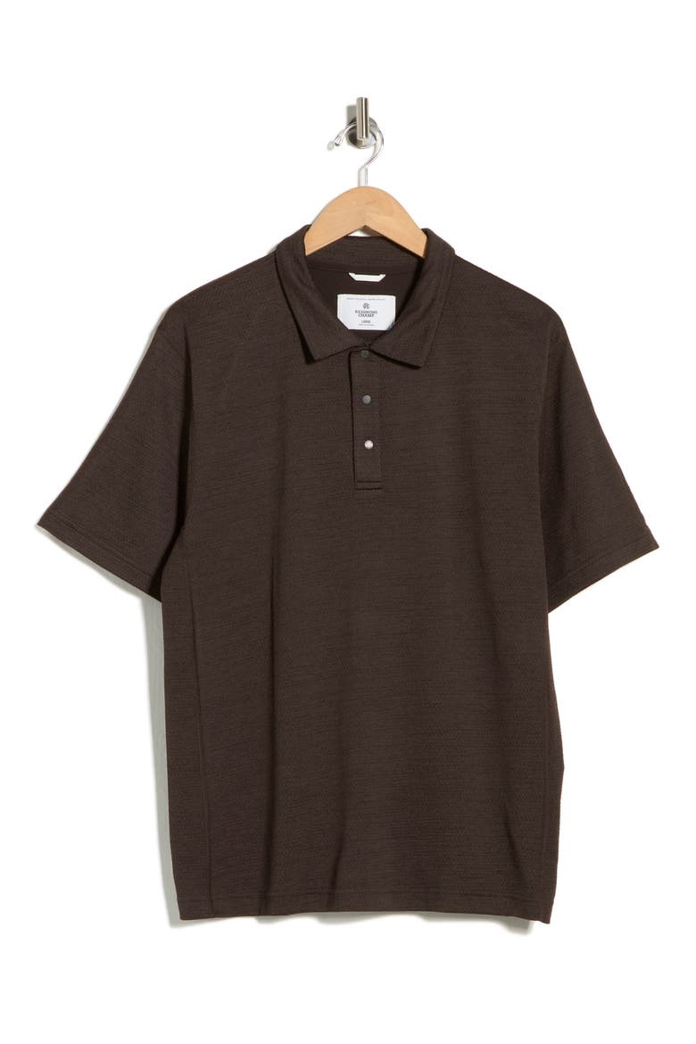 Solotex® Mesh Tiebreak Performance Polo, Alternate, color, COFFEE