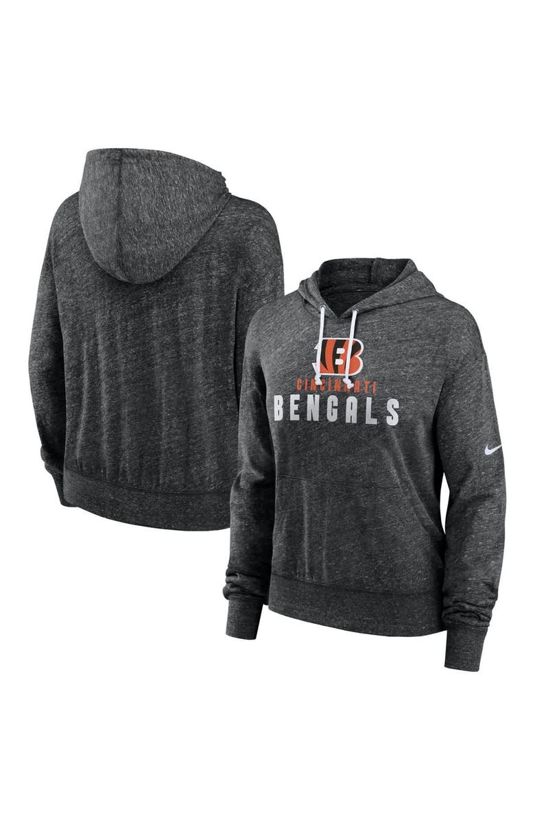 Nike Women's Nike Black Cincinnati Bengals Gym Vintage Performance Pullover Hoodie, Main, color,