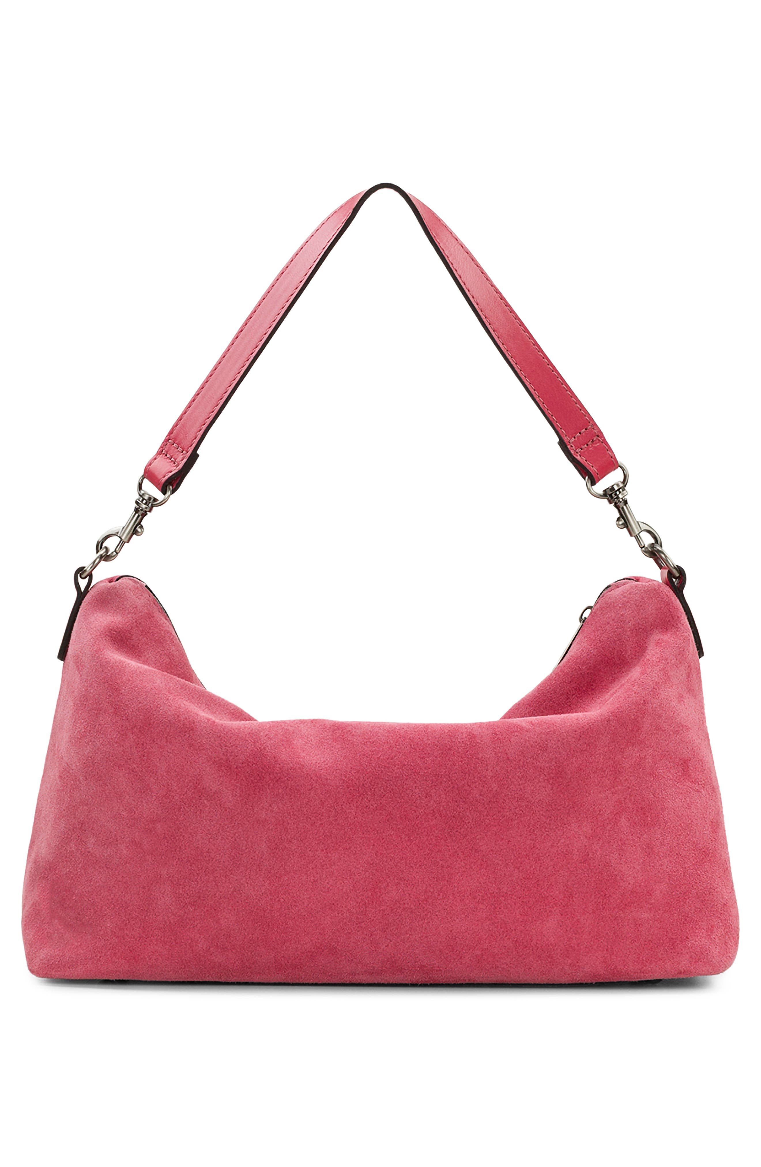 Maura Leather Crossbody Bag, Alternate, color, PETAL PINK