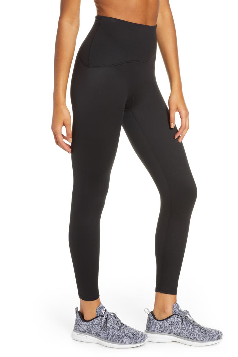 SPANXshape™ Booty Boost® 7/8 Leggings, Alternate, color, VERY BLACK