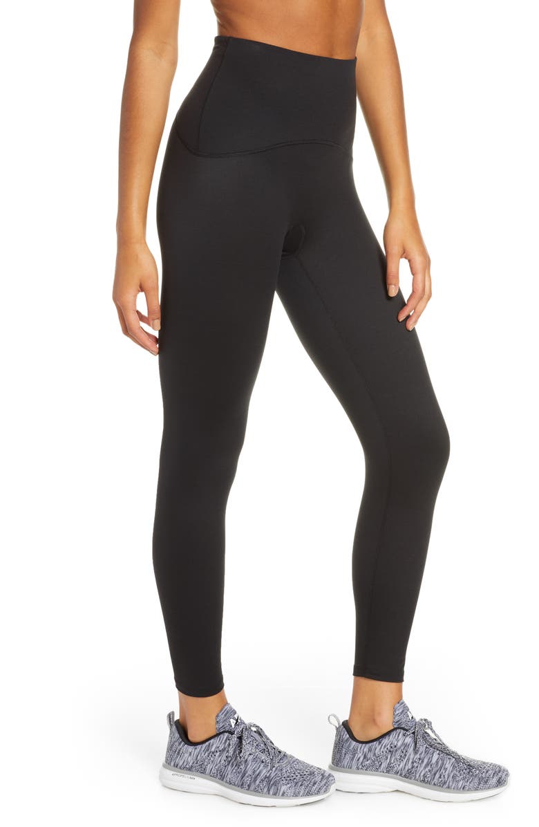 SPANX<sup>®</sup> SPANXshape<sup>™</sup> Booty Boost<sup>®</sup> 7/8 Leggings, Alternate, color, Very Black
