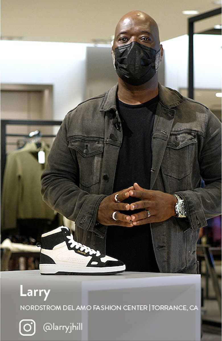 Dice Water Repellent High Top Sneaker, sales video thumbnail