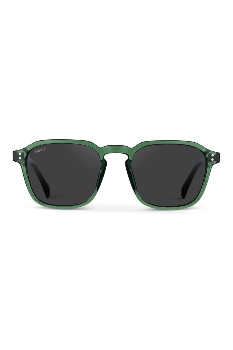WMP Eyewear Francis - 52mm Geometric Square Polarized Sunglasses