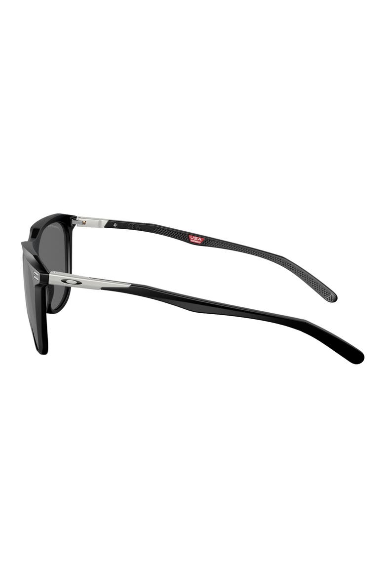 Thurso 54mm Polarized Round Sunglasses, Alternate, color, MATTE BLACK