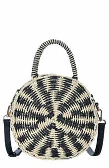 MMS Design Studio Rattan Canteen Crossbody Bag