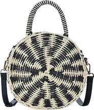 MMS Design Studio Rattan Canteen Crossbody Bag