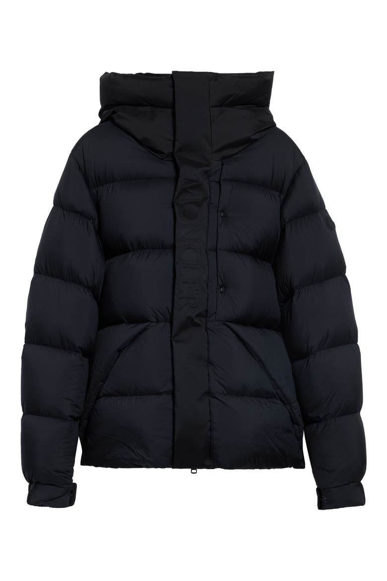 Madeira Hooded Puffer Jacket, Main, color, BLACK