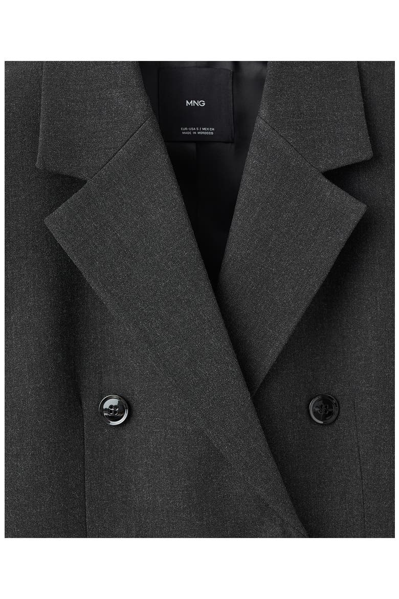 Double Breasted Suit Blazer, Alternate, color, GREY