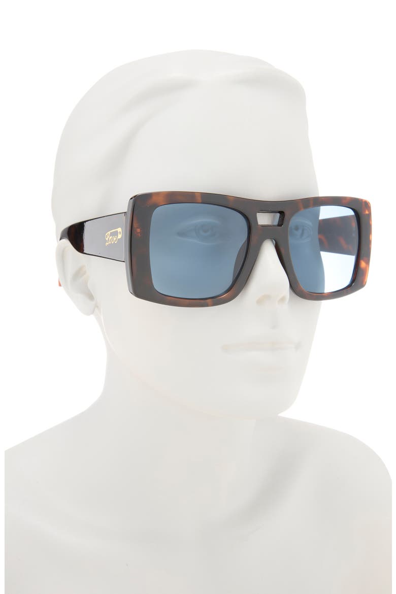 53mm Shield Sunglasses, Alternate, color, STANDARD TORTOISE