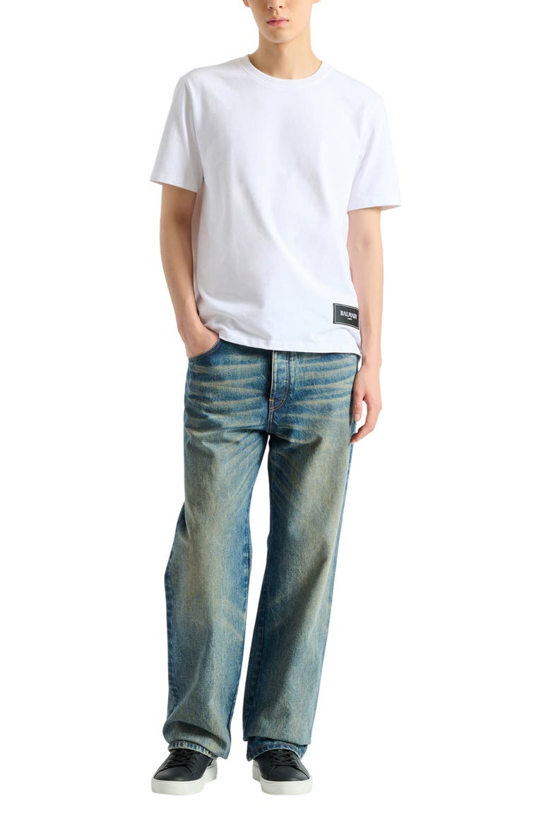Pack of 2 Balmain Vintage T-shirts, Alternate, color, white