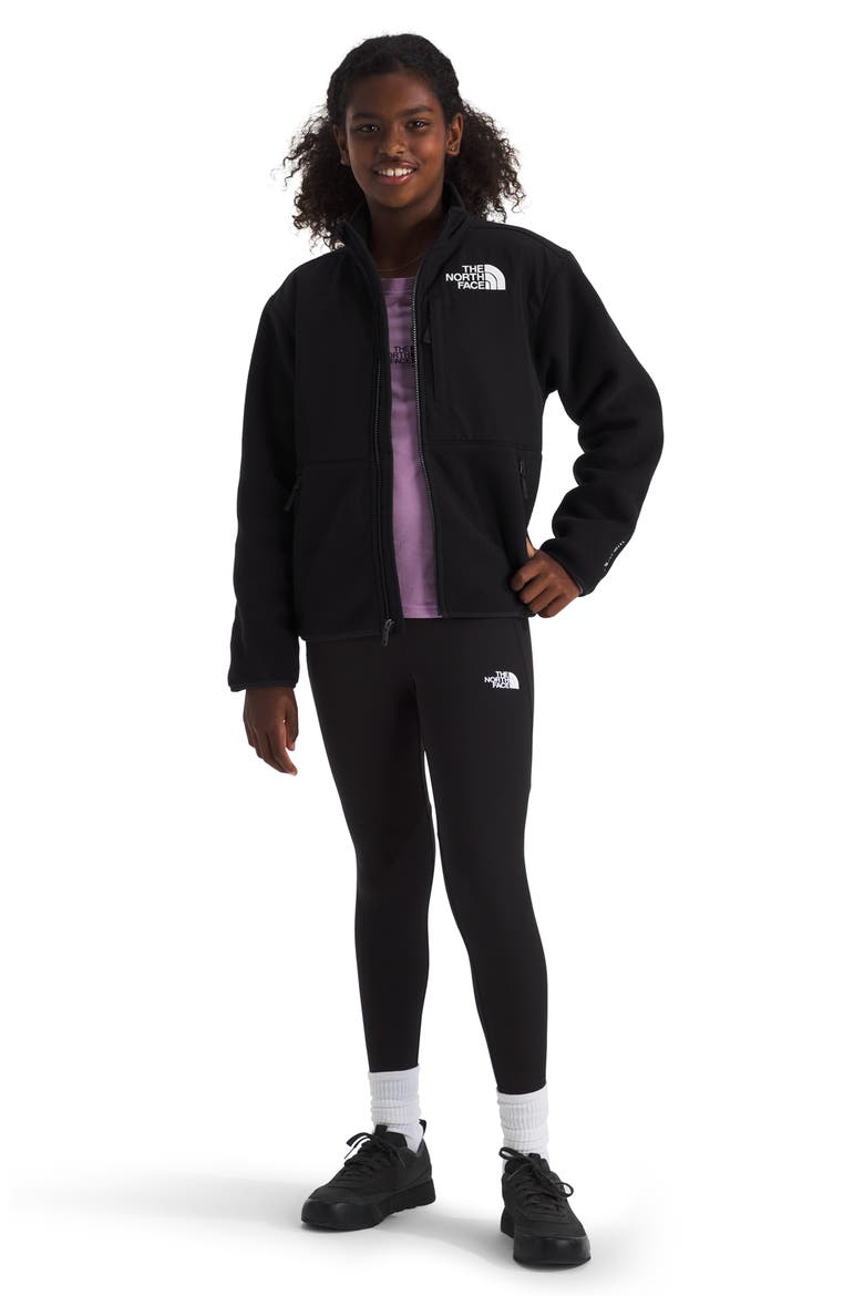 Kids' Denali Water Repellent Jacket, Alternate, color, TNF BLACK