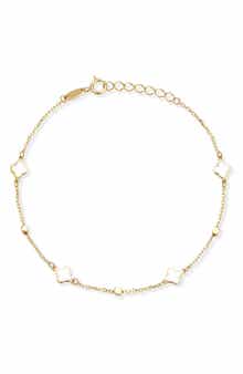 Ember Fine Jewelry Clover Charm Bracelet